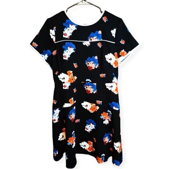 Vince Camuto Travelling Blooms Dress sz 10 - Picture 5 of 7